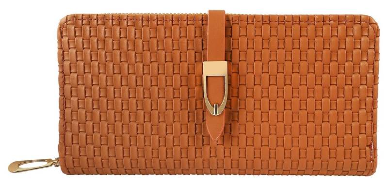 Cham Cham Geldbörse 3010090 Lederimitat, gewebtes Design, längliche Damengeldbörse von Cham Cham