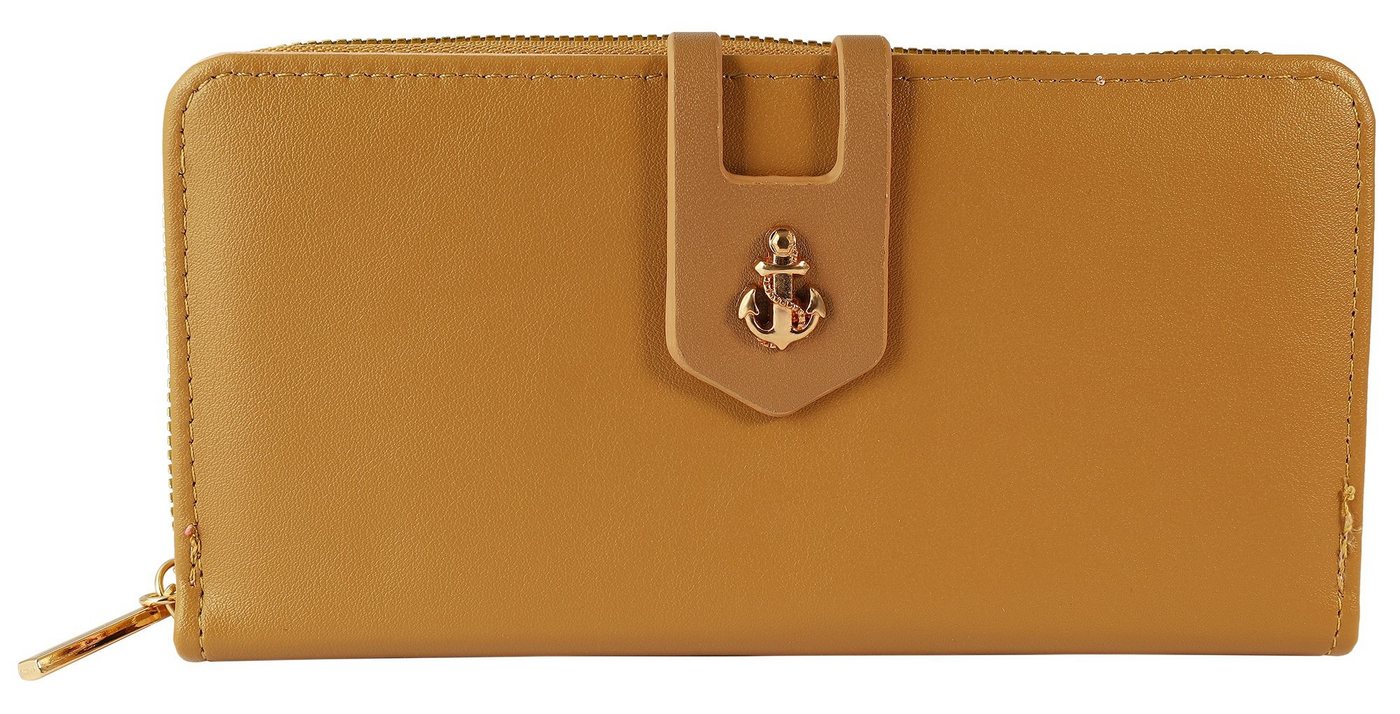 Cham Cham Geldbörse 3010092 Lederimitat, Überschlag mit Ankerelement, (Einzeln) von Cham Cham