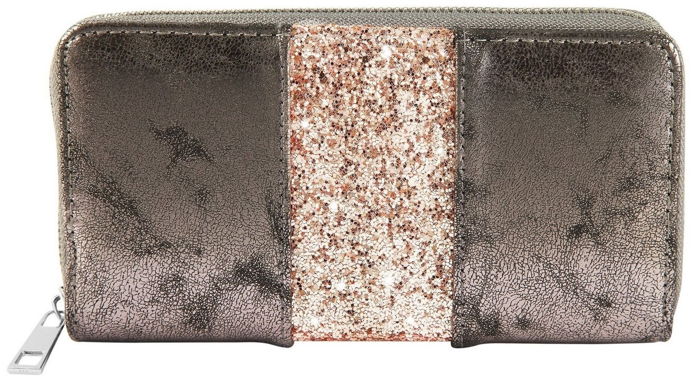 Cham Cham Geldbörse Afiya Cham Cham Geldbörse mit Glitzer, Damen GeldbÃ¶rse Quer Lederimitat von Cham Cham