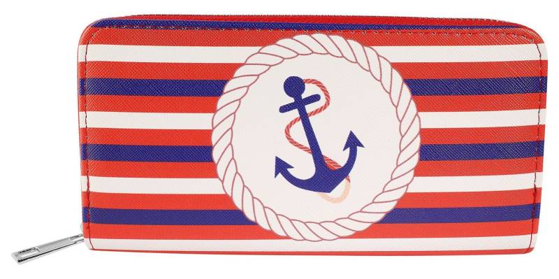 Cham Cham Geldbörse Arima "Arima", Cham Cham Damengeldbörse aus Ledermitat, maritim, (Einzeln) von Cham Cham