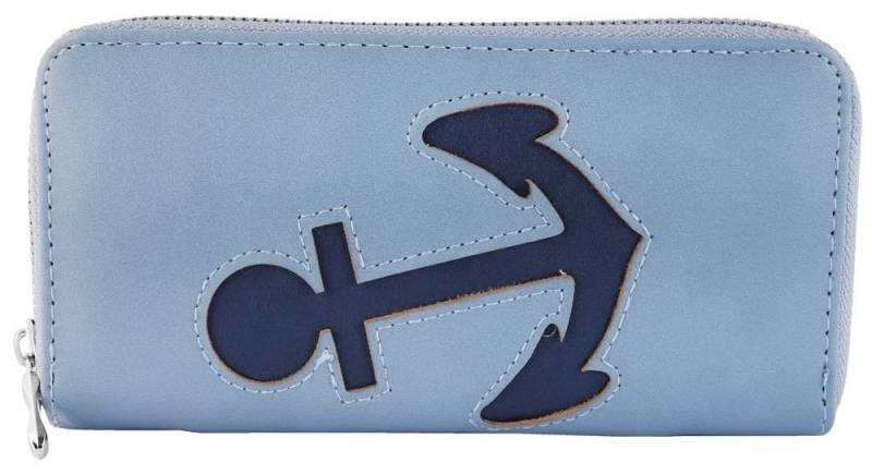 Cham Cham Geldbörse Galina Cham Cham Damen Geldbörse aus Lederimitation mit Anker, Damen GeldbÃ¶rse Quer Lederimitat von Cham Cham