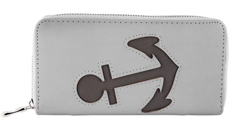 Cham Cham Geldbörse Galina Cham Cham Damen Geldbörse aus Lederimitation mit Anker, Damen GeldbÃ¶rse Quer Lederimitat von Cham Cham