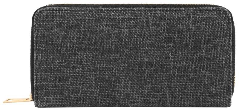 Cham Cham Geldbörse Janina Cham Cham Geldbörse aus Lederimitat (Einzeln), Damen GeldbÃ¶rse Quer Textil von Cham Cham