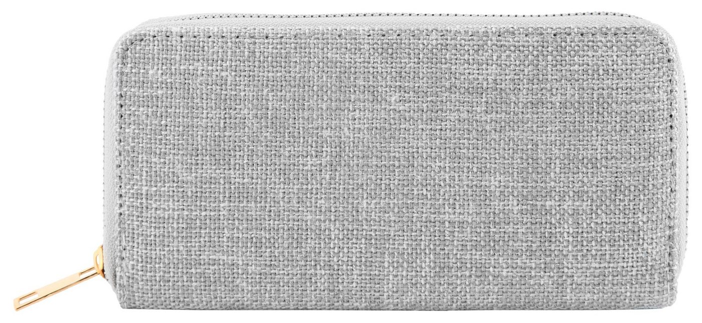 Cham Cham Geldbörse Janina Cham Cham Geldbörse aus Lederimitat (Einzeln), Damen GeldbÃ¶rse Quer Textil von Cham Cham