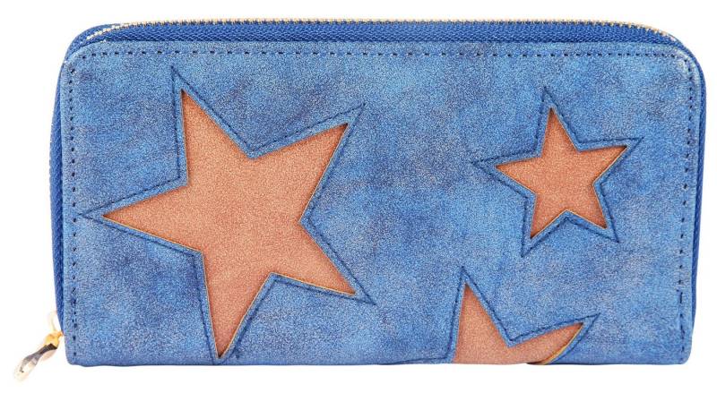 Cham Cham Geldbörse Stars (Einzeln), Damen GeldbÃ¶rse Quer Lederimitat von Cham Cham
