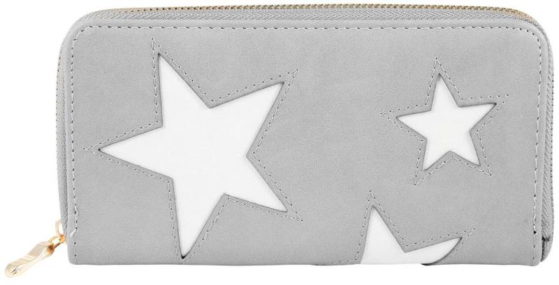 Cham Cham Geldbörse Stars Cham Cham Damen Geldbörse aus Lederimitat. Format 19 x 10 (Einzeln), Damen GeldbÃ¶rse Quer Lederimitat von Cham Cham