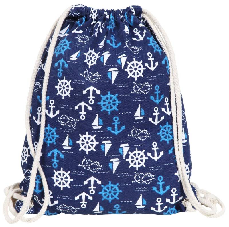 Cham Cham Turnbeutel Alwin Maritimer Trend Turnbeutel aus Textil (Polybag) von Cham Cham