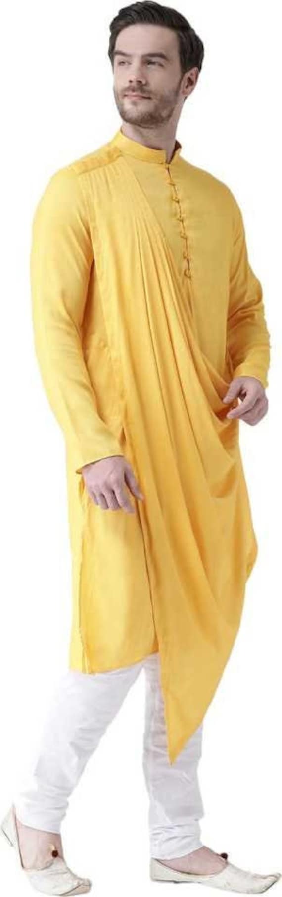 Männer Kurta Und Pyjama Set Baumwollmischung, Mann Pyjama, Hochzeitskleid Für Mann, Eid Geschenk, Männergeschenk, Ca. Entwurf von Chamantailormade