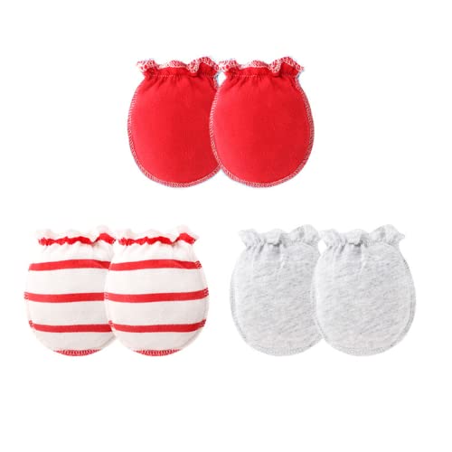 Baby Unisex Cotton Gloves For Boys Girls Scratch Mittens for Newborn 0-12 Months Personalisierte Geschenke Neugeborenen Set Anti-scratch Baby Mittens von Chamie