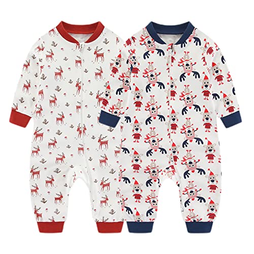 Chamie Baby Sleepsuit Romper for Baby Boys and Girls,Double Zipper and Neck Protection,Sleeping and Playing von Chamie