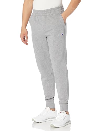 Champion Herren Wildleder Sweatpantsauthentic Authentic Originals-Pantalón Chándal (Forro Polar) Calca Moletom Jogger Lã De Camurça ✚ Jogginghose aus Veloursleder-Fleece Hose, Oxford-Grau, X-Groß von Champion