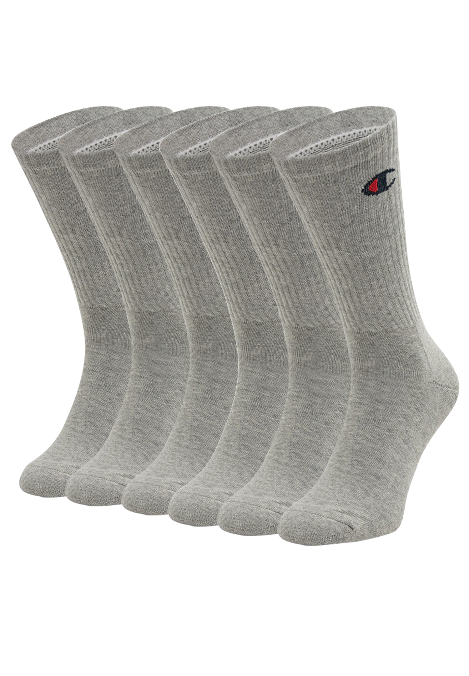6 Paar Champion Crew Socken Gr. 35 - 46 Unisex Tennissocken U24558 von Champion