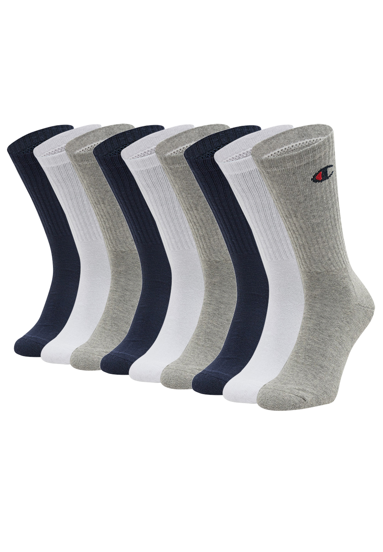 9 Paar Champion Crew Socken Gr. 35 - 46 Unisex Tennissocken U24558 von Champion