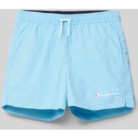 CHAMPION Badehose mit Label-Print in Hellblau, Größe 152 von Champion