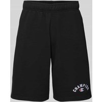 CHAMPION Baggy Fit Sweatshorts mit Label-Stitching in Black, Größe M CHAMPION Baggy Fit Sweatshorts mit Label-Stitching in Black, Größe M von Champion
