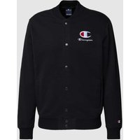 CHAMPION Bomberjacke mit Label-Stitching in Black, Größe XS von Champion