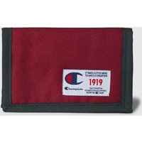 CHAMPION Portemonnaie mit Label-Patch in Dunkelrot, Größe 1 von Champion