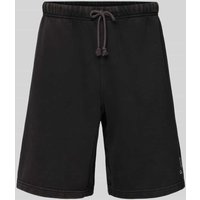 CHAMPION Regular Fit Bermudas mit Label-Stitching in BLACK, Größe XS CHAMPION Regular Fit Bermudas mit Label-Stitching in BLACK, Größe XS von Champion