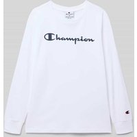 CHAMPION Regular Fit Longsleeve mit Logo-Print in Weiss, Größe 176 CHAMPION Regular Fit Longsleeve mit Logo-Print in Weiss, Größe 176 von Champion