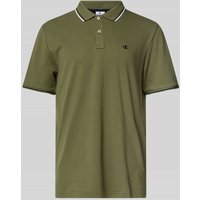 CHAMPION Regular Fit Poloshirt mit Logo-Stitching in Oliv, Größe XS CHAMPION Regular Fit Poloshirt mit Logo-Stitching in Oliv, Größe XS von Champion