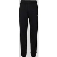 CHAMPION Regular Fit Sweatpants mit Logo-Stitching in Black, Größe L von Champion