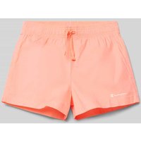 CHAMPION Shorts mit Label-Print in Apricot, Größe 140 von Champion