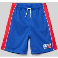 CHAMPION Shorts mit Lochmuster in Royal, Größe 164 von Champion