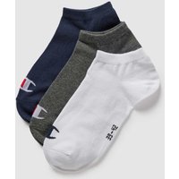 CHAMPION Sneakersocken mit Label-Detail im 3er-Pack Modell 'Sneaker Sock' in Marine, Größe 39/42 von Champion