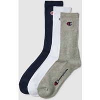 CHAMPION Socken mit Label-Detail im 3er-Pack Modell 'Crew Socks' in Marine, Größe 43/46 von Champion