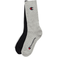 CHAMPION Socken mit Label-Detail im 3er-Pack Modell 'Crew Socks' in Mittelgrau Melange, Größe 39/42 von Champion