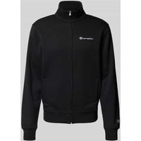CHAMPION Sweatjacke mit Label-Stitching in Black, Größe L CHAMPION Sweatjacke mit Label-Stitching in Black, Größe L von Champion