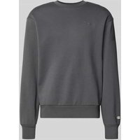 CHAMPION Sweatshirt mit Label-Stitching in Anthrazit, Größe M von Champion