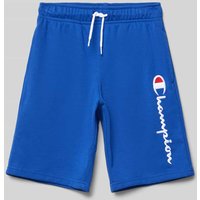 CHAMPION Sweatshorts mit Logo-Stitching in Royal, Größe 164 von Champion