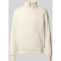 CHAMPION Troyer mit Logo-Stitching und Eingrifftaschen in Offwhite, Größe L von Champion