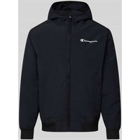 CHAMPION Windbreaker mit Logo-Print in Black, Größe S von Champion