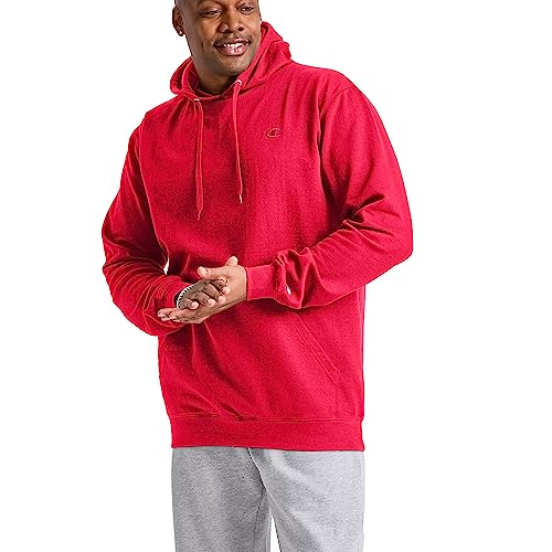 Champion, Powerblend, Fleece Bequemer Kapuzenpullover, Sweatshirt für Herren (Reg. oder Groß & Lang), Large Hoch von Champion
