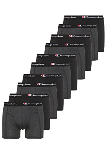 Champion 10er Pack Boxershorts Men Herren Unterhose Pant Boxer Unterwäsche, Farbe:Black Combo, Bekleidungsgröße:L von Champion