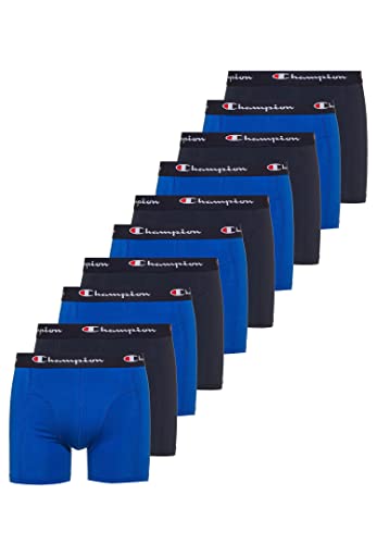 Champion 10er Pack Boxershorts Men Herren Unterhose Pant Boxer Unterwäsche, Farbe:Blue Combo, Bekleidungsgröße:XL von Champion