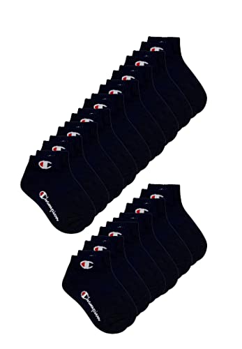 Champion 15 Paar Quarter Socken Gr. 35-46 Unisex Sneaker Kurzsocken, Farbe:200 - black, Socken & Strümpfe:35-38 von Champion