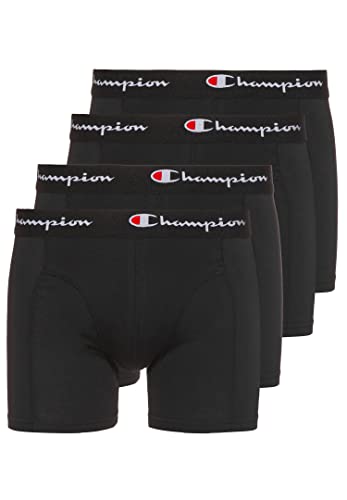 Champion 4er Pack Boxershorts Men Herren Unterhose Pant Boxer Unterwäsche, Farbe:Black, Bekleidungsgröße:XS von Champion