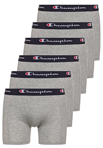 Champion 4er Pack Boxershorts Men Herren Unterhose Pant Boxer Unterwäsche, Farbe:Light Grey Melange 3390, Bekleidungsgröße:XS von Champion