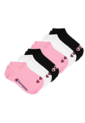 Champion 6 Paar Sneaker Socken Gr. 35-46 Unisex Sneaker Kurzsocken, Farbe:395 - prism pink, Socken & Strümpfe:35-38 von Champion