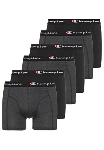 Champion 6er Pack Boxershorts Men Herren Unterhose Pant Boxer Unterwäsche, Farbe:Black Combo, Bekleidungsgröße:L von Champion