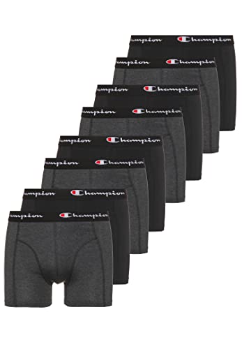 Champion 8er Pack Boxershorts Men Herren Unterhose Pant Boxer Unterwäsche, Farbe:Black Combo, Bekleidungsgröße:L von Champion