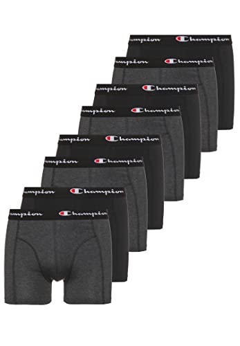 Champion 8er Pack Boxershorts Men Herren Unterhose Pant Boxer Unterwäsche, Farbe:Black Combo, Bekleidungsgröße:M von Champion