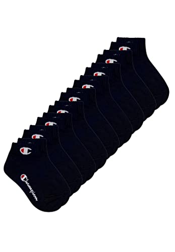 Champion 9 Paar Quarter Socken Gr. 35-46 Unisex Sneaker Kurzsocken, Farbe:200 - black, Socken & Strümpfe:35-38 von Champion