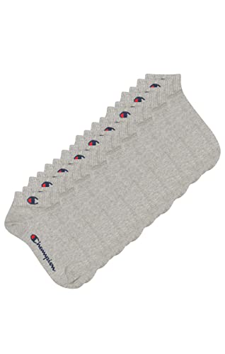 Champion 9 Paar Quarter Socken Gr. 35-46 Unisex Sneaker Kurzsocken, Farbe:400 - grey, Socken & Strümpfe:35-38 Champion 9 Paar Quarter Socken Gr. 35-46 Unisex Sneaker Kurzsocken, Farbe:400 - grey, Socken & Strümpfe:35-38 von Champion