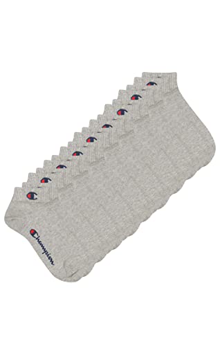 Champion 9 Paar Quarter Socken Gr. 35-46 Unisex Sneaker Kurzsocken, Farbe:400 - grey, Socken & Strümpfe:35-38 von Champion