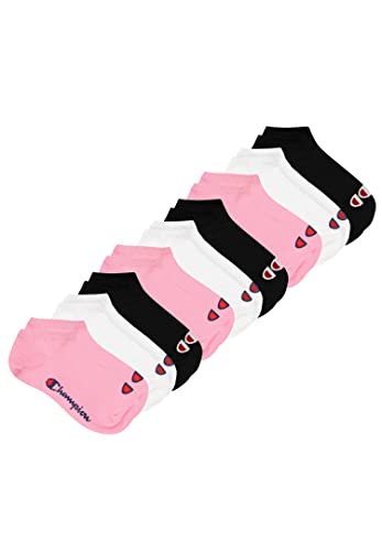 Champion 9 Paar Sneaker Socken Gr. 35-46 Unisex Sneaker Kurzsocken, Farbe:395 - prism pink, Socken & Strümpfe:35-38 von Champion