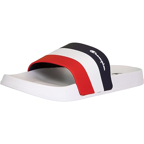 Champion All American KIDS Slides Badelatschen (White, EU Schuhgrößensystem, Grundschulkind, Numerisch, M, 27.5) von Champion